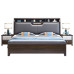Zijin Sandalwood Double Bed 1 8m Modern Minimalist Luxury Soft Storage Bed Zijin Sandalwood Double Bed 1 8m Modern Minimalist Luxury Soft Storage Bed