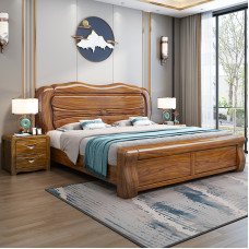 Double Bed Solid Wood Bed Goldwood Double Bed Solid Wood Bed Goldwood
