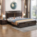 Modern Double Wooden Bed Bedroom Bed Storage Luxury Simple Style