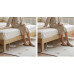 European Beech Solid Wood Bed Modern Minimalist Single Bed Nordic Bedroom Furniture Raw Wood Color Double Bed European Beech Solid Wood Bed Modern Minimalist Single Bed Nordic Bedroom Furniture Raw Wood Color Double Bed