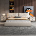 Italian Minimalist Leather Bed for Homemaster Bedrooms