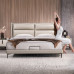 Genuine Leather Modern Chic Master Bedroom Double Bed Storage Soft Bed Genuine Leather Modern Chic Master Bedroom Double Bed Storage Soft Bed