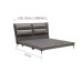 Genuine Leather Modern Chic Master Bedroom Double Bed Storage Soft Bed Genuine Leather Modern Chic Master Bedroom Double Bed Storage Soft Bed