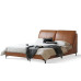 Italian Style Minimalistic Genuine Leather Bed Luxurious Modern Soft Bag Double Bed Small Rooms For Master Bedrooms Atmospheric Wedding Bed Italian Style Minimalistic Genuine Leather Bed Luxurious Modern Soft Bag Double Bed Small Rooms For Master Bedrooms Atmospheric Wedding Bed