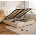 Modern Minimalist Leather Bed Double Bed Wedding Bed Master Bedroom New Soft Package Luxury Solid Wood Rib Frame Bed Modern Minimalist Leather Bed Double Bed Wedding Bed Master Bedroom New Soft Package Luxury Solid Wood Rib Frame Bed