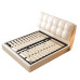 Modern Minimalist Leather Bed Double Bed Wedding Bed Master Bedroom New Soft Package Luxury Solid Wood Rib Frame Bed Modern Minimalist Leather Bed Double Bed Wedding Bed Master Bedroom New Soft Package Luxury Solid Wood Rib Frame Bed