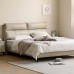 Luxury Modern Soft Bag Bedroom Double Bed Small Apartment Leather Bed Home Use