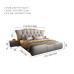 Modern Minimalist Leather Bed Luxury Master Bedroom Double Bed 2 Meter King Bed Tatami Soft Package Marriage Bed