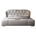Italian Luxury Leather Bed Double Bed Master Bedroom Minimalist Modern 2M Wide Storage High End Luxury King Size Bed Italian Luxury Leather Bed Double Bed Master Bedroom Minimalist Modern 2M Wide Storage High End Luxury King Size Bed