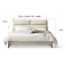 Luxury Modern Soft Bag Bedroom Double Bed Small Apartment Leather Bed Home Use