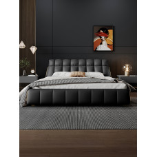 Modern Double Bed Luxury Cream Puff Bed Master Bedroom Bed Modern Double Bed Luxury Cream Puff Bed Master Bedroom Bed