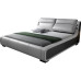Genuine Leather Double Bed Soft Package Luxury Modern Minimalist Master Bedroom Smart Adjustable 2m Bed