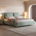 Leather Upholstered Modern Minimalist Bedroom Double Bed Leather Upholstered Modern Minimalist Bedroom Double Bed
