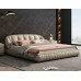 Genuine Leather Modern Minimalist Double Bed Master Bedroom Italian Style Super Simple 2m Bed Genuine Leather Modern Minimalist Double Bed Master Bedroom Italian Style Super Simple 2m Bed