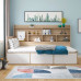 Small Apartment WallSide Cabinet Combination High Chest Storage Single Person with Bookshelf Tatami Bed Children Bed Small Apartment WallSide Cabinet Combination High Chest Storage Single Person with Bookshelf Tatami Bed Children Bed