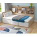 Small Apartment WallSide Cabinet Combination High Chest Storage Single Person with Bookshelf Tatami Bed Children Bed Small Apartment WallSide Cabinet Combination High Chest Storage Single Person with Bookshelf Tatami Bed Children Bed