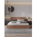 Nordic Minimalistic Double Bed Modern Japanese Style High Box Bedmaster Bedplate Wedding Bed Storage Bed