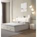 Modern minimalist 180cm double bed storage box luxurious tatami buttercream style bedroom Modern minimalist 180cm double bed storage box luxurious tatami buttercream style bedroom