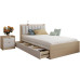Modern Scandinavian Bedroom Storage for Single Bed 120cm Drawer for Adults