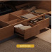 Japanese Tatami Double Bed High Cabinet Storage 180cm Bed Modern Minimalistic Pneumatic Bed Master Bedroom Low Bed Japanese Tatami Double Bed High Cabinet Storage 180cm Bed Modern Minimalistic Pneumatic Bed Master Bedroom Low Bed