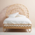 Hand Woven Rattan Bed Creative Bedroom Rattan Bed