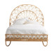 Hand Woven Rattan Bed Creative Bedroom Rattan Bed
