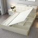 Luxury Modern Simple Pressure Box Storage Bed 150cm Small Bed Master Bed Double Bedside Open