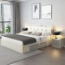 Luxury Modern Simple Pressure Box Storage Bed 150cm Small Bed Master Bed Double Bedside Open