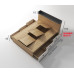 Minimalist Single High Box Bed Storage Drawer Double Bed Customizable Space Saving Furniture