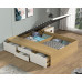 Custom TATAMI Bed no Headboard Storage Pressure Drawers Twin High Box Bed Small Room Custom TATAMI Bed no Headboard Storage Pressure Drawers Twin High Box Bed Small Room