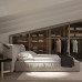 Modern Nordic Industrial Bed for Master Bedroom 18m