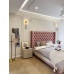 American Luxury Buckle Bed Vintage High Tufted Velvet Modern Minimalist Wedding Bed Master Bedroom King Bed Fabric Bed