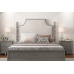 American Light Luxury Whitewood Master Bedroom Double Vintage Fabric Soft Package Bed Modern Minimalist Highend Solid Wood American Light Luxury Whitewood Master Bedroom Double Vintage Fabric Soft Package Bed Modern Minimalist Highend Solid Wood