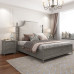 American Light Luxury Whitewood Master Bedroom Double Vintage Fabric Soft Package Bed Modern Minimalist Highend Solid Wood American Light Luxury Whitewood Master Bedroom Double Vintage Fabric Soft Package Bed Modern Minimalist Highend Solid Wood