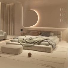 Minimalist Double Bed with Storage for Modern Bedroom Minimalist Double Bed with Storage for Modern Bedroom