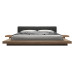North American Black Walnut Solid Wood Italian Villa Platform Tatami Floating Bed North American Black Walnut Solid Wood Italian Villa Platform Tatami Floating Bed