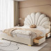 Modern Creamy Wind Twin Bed with Storage Modern Creamy Wind Twin Bed with Storage