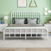 Minimalist Modern Scandinavian Iron Double Bed Extra Thick Single Bed Frame