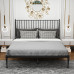Iron Bed Double Single Princess European Simple Modern Bed Iron Frame Bed Rental House Iron Bed Double Single Princess European Simple Modern Bed Iron Frame Bed Rental House