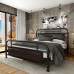 Modern Minimalistic Iron Bed Frame Single Double Luxury Bed