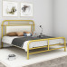 Modern Minimalistic Iron Bed Frame Single Double Luxury Bed