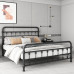 Modern Minimalistic Iron Bed Frame Single Double Luxury Bed