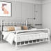 Modern Minimalistic Iron Bed Frame Single Double Luxury Bed