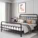 Modern Minimalistic Iron Bed Frame Single Double Luxury Bed