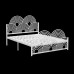 Scandinavian Minimalist Modern Double Iron Bed European Luxury Princess Iron Bed