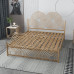 Scandinavian Minimalist Modern Double Iron Bed European Luxury Princess Iron Bed