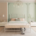 Modern Minimalist Double Bed for Girls Bedroom 150cm Nordic Iron Bed Modern Minimalist Double Bed for Girls Bedroom 150cm Nordic Iron Bed