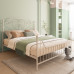Modern Minimalist Double Bed for Girls Bedroom 150cm Nordic Iron Bed Modern Minimalist Double Bed for Girls Bedroom 150cm Nordic Iron Bed