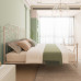 Modern Minimalist Double Bed for Girls Bedroom 150cm Nordic Iron Bed Modern Minimalist Double Bed for Girls Bedroom 150cm Nordic Iron Bed