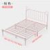 European Iron Bed Children Single Double Princess Bed Modern Minimalist Apartment European Iron Bed Children Single Double Princess Bed Modern Minimalist Apartment